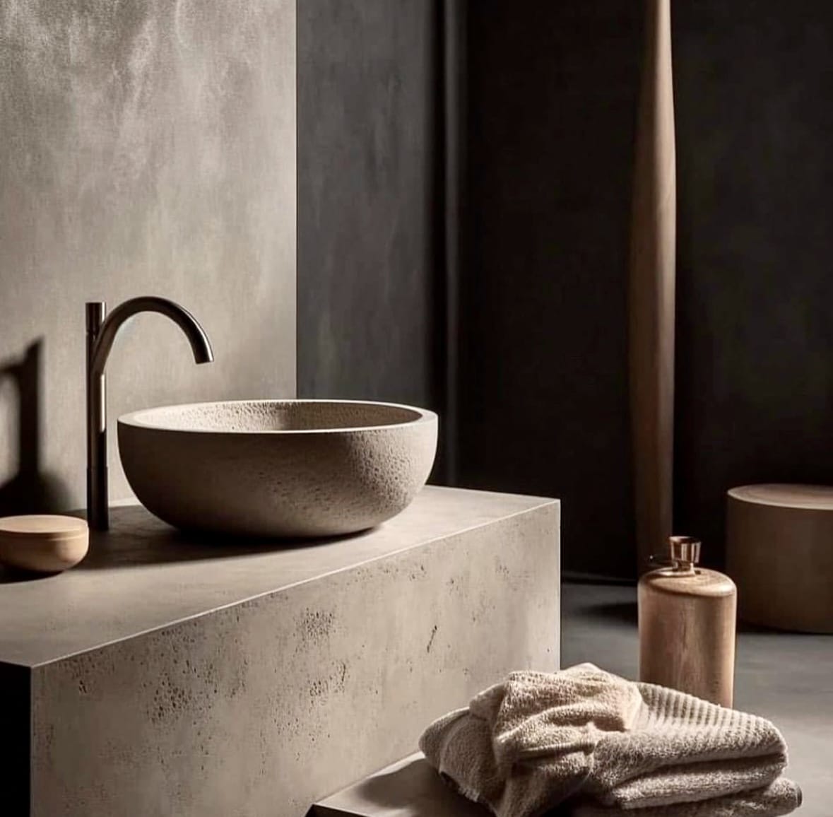 Polished plaster in Melbourne Microcement bathroom Melbourne